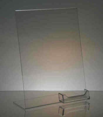 5x11 display sign holder w business card holder wholesale