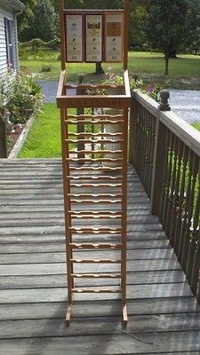 An ANTINORI, solid wood, freestanding, 36 bottle wine rack