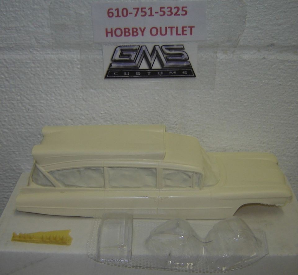 Model Kit 1959 CADDY HI HEADROOM AMBULANCE Body Parts RESIN 1/25 GMS 