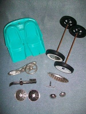 Vintage Barbie Austin Healey car parts for replacement