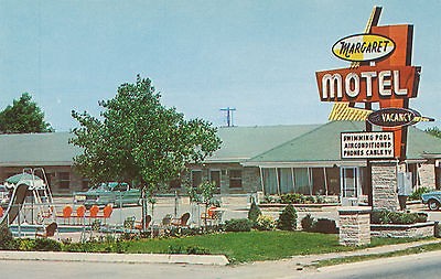 ONTARIO POSTCARD CANADA, LONDON, ELIZABETH COURT MOTEL ,{^