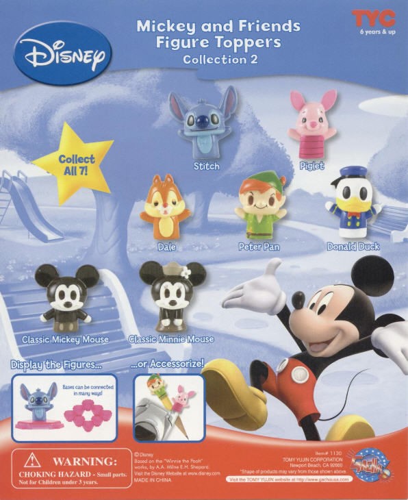 WALT DISNEY MICKEY MOUSE & FRIENDS SERIES 2 MINI FIGURE CAKE TOPPERS 