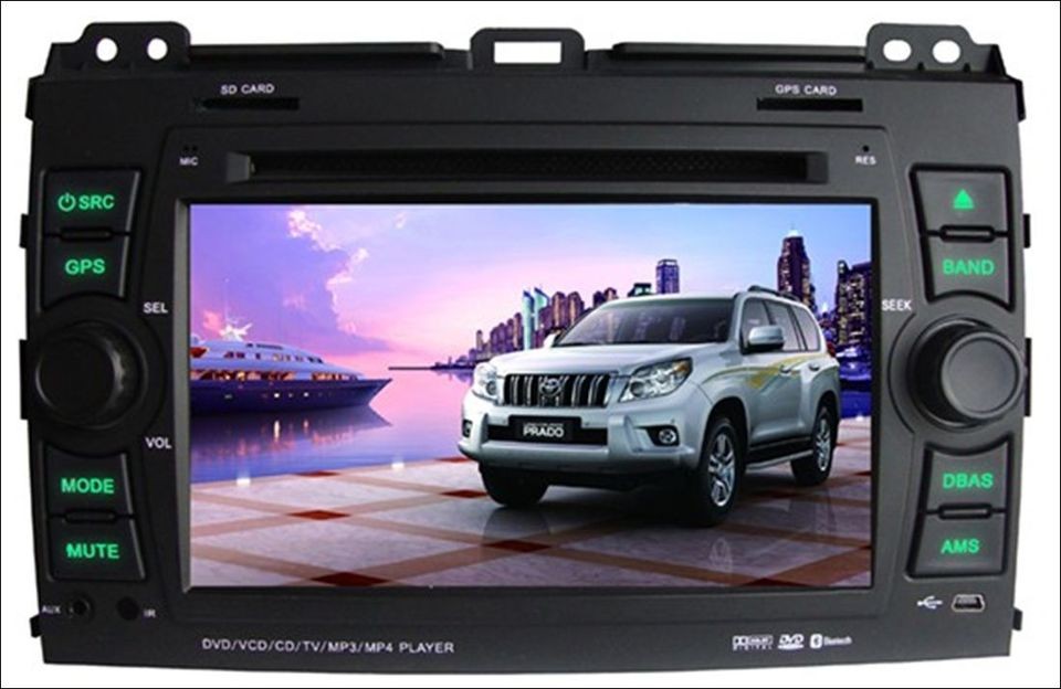 Special Car DVD Player 7 for Toyota PRADO 2002 09 Radio GPS TV FM PIP 