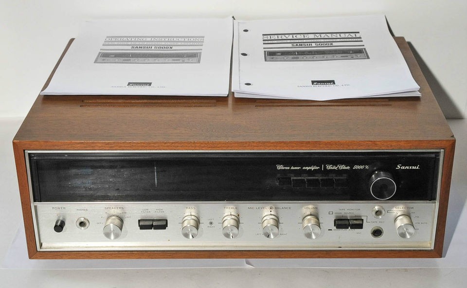 SANSUI 5000X AM FM TUNER RECEIVER AMPLIFIER