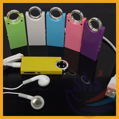 Mini Magic Ring Plastic USB  Music Player Support up to 8GB Micro 