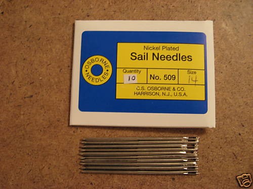 Osborne #509 Sail Needles 14 ga Pack of 10