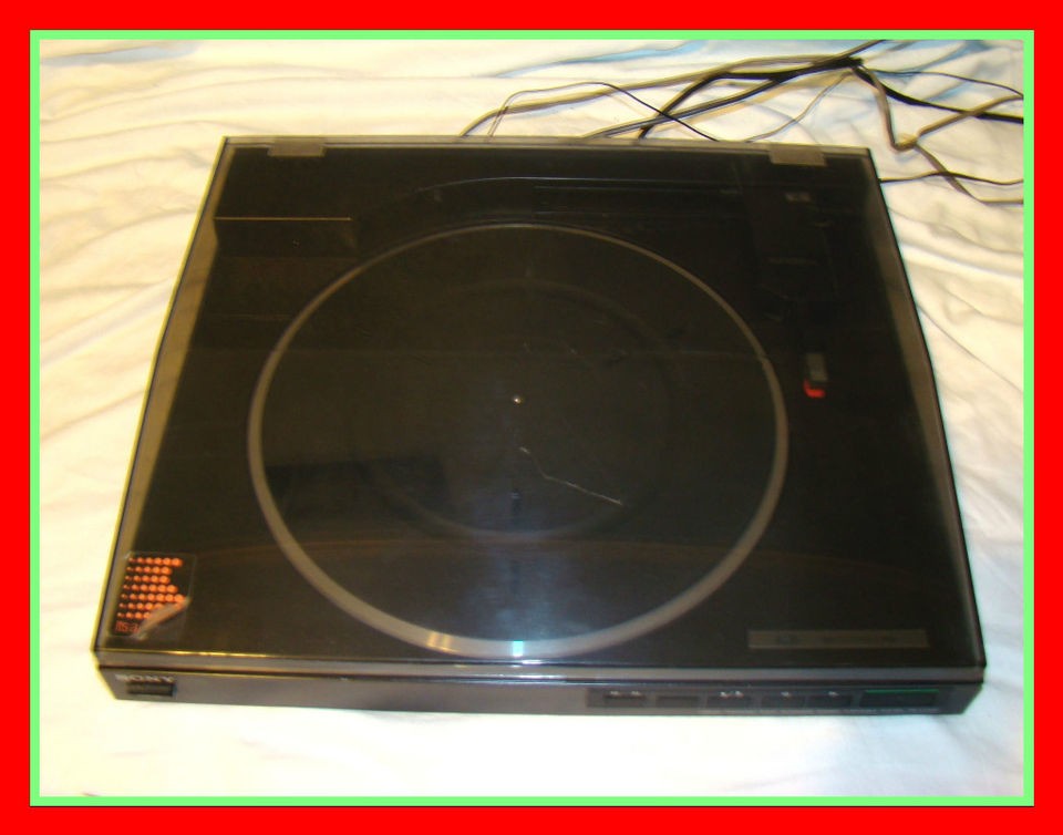 SONY PS LX520 Turntable Stereo System Record Player Antique