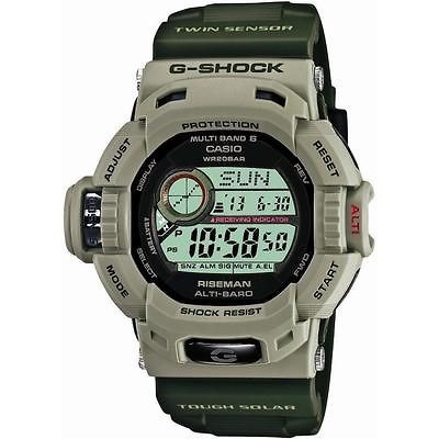 CASIO G SHOCK RISEMAN GW 9200ERJ 3JF Military Colors MULTIBAND 6 NEW 