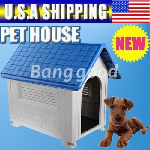   Resin All Weather Large Outdoor Pet Doggie Dog Puppy Cats House home