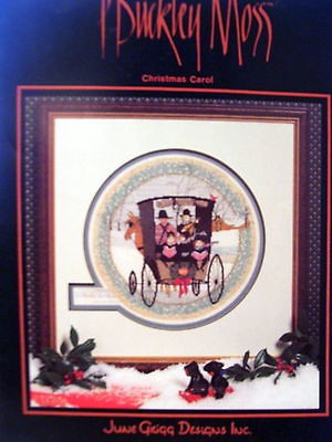   CHRISTMAS CAROL BUCKLEY MOSS AMISH WREATH GIFT CROSS STITCH PATTERN