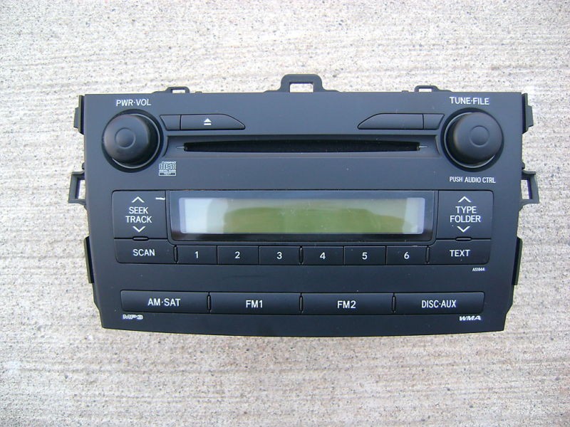 cd player corolla