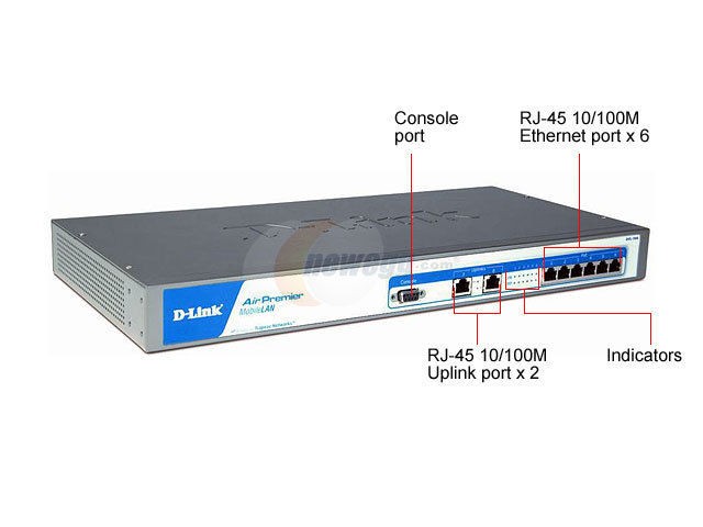 Link DWS 1008 Wireless Switch with PoE 10/100Mbps 8 ports with no 