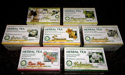 Natural Herbal tea Assortment CHAGA Senna Valerian more