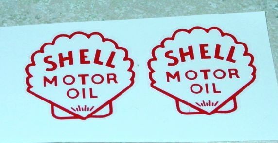 Metalcraft Shell Delivery Truck Sticker Set MC 011