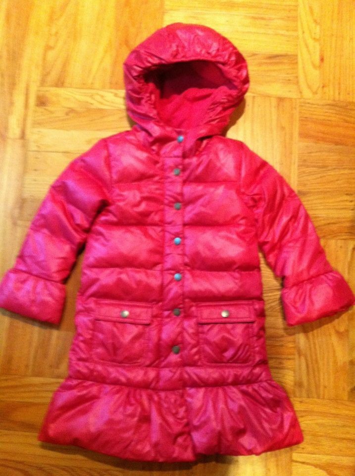   Parka Coat Down Fill Jacket NEW Baby/Toddler Girl Pink Hibiscus