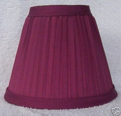 New WINE Pleated Mini Chandelier Lamp Shade