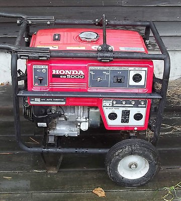 HONDA EB5000X 5000 WATT 11 HP COMMERCIAL INDUSTRIAL GENERATOR