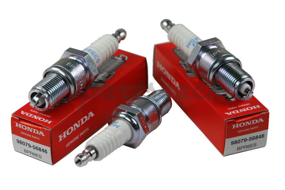 Honda Generator EU3000i Handi OEM Spark Plug   NGK BPR6ES (3 pack)