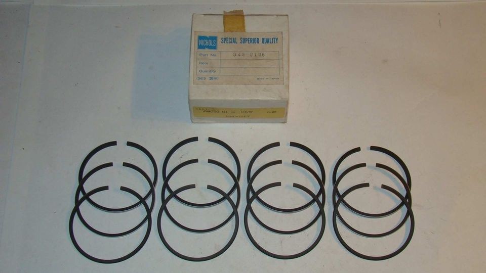 RINGS piston HONDA CB750 61mm .25 4 CYC 1 SET NICHOLS 342 2126 NOS