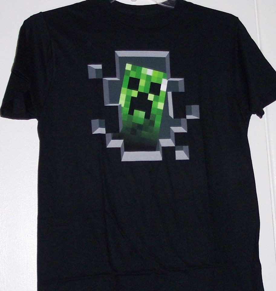 Jinx MINECRAFT Creeper Inside Premium Adult Size Tee Shirt