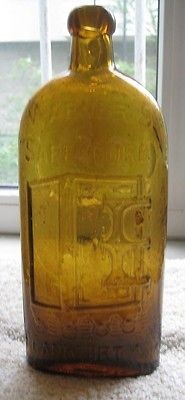 Honey Amber Warner’s Safe Cure Frankfurt Bottle