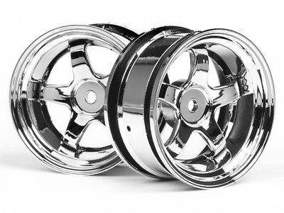 HPI NITRO RS4 3 EVO+ 350Z 3592 WORK MEISTER S1 WHEEL 26mm CHROME 6mm 