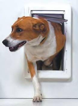 Ideal Ruff Weather ENERGY SAVER Dog Cat Pet Door Medium