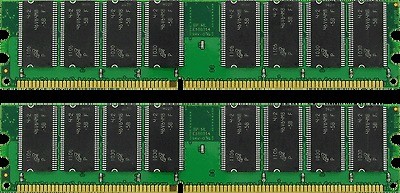 1GB (2X512MB) MEMORY 64X64 PC2100 266MHZ 2.5V NON ECC DDR 184 PIN DIMM