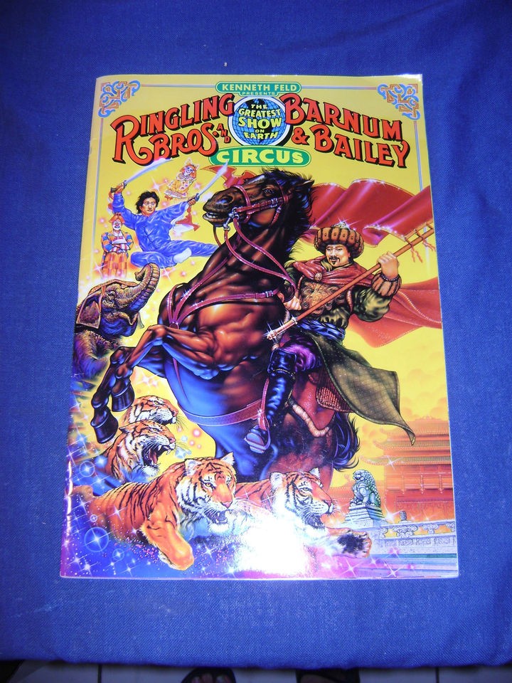 1992 Ringling Brothers Barnum & Bailey Circus Program