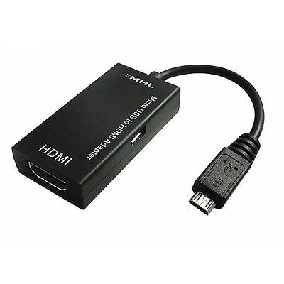   HDMI HD TV CABLE ADAPTOR FOR SAMSUNG GALAXY S2   HTC SENSATION EVO 3D