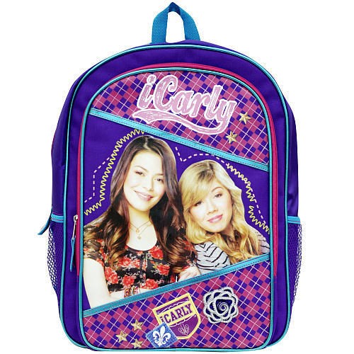 iCARLY & SAM Purple Full Size School Backpack NWT $30