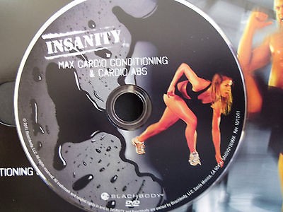 INSANITY Beachbody Shaun T Disc 9 MAX CARDIO CONDITIONING CARDIO ABS 