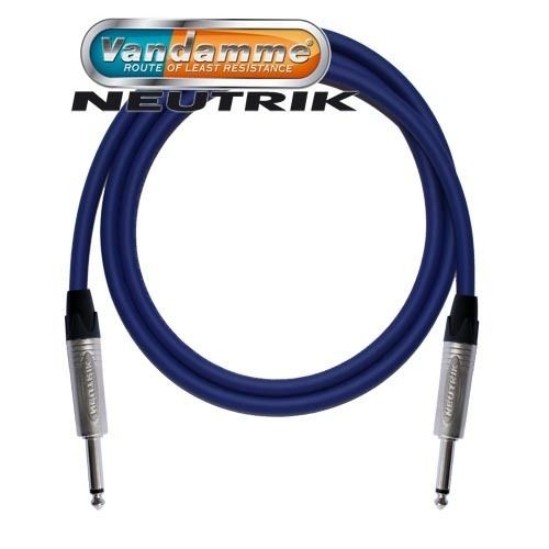   Length Electric Guitar Leads* Neutrik Jack Plugs, Blue VanDamme Cables