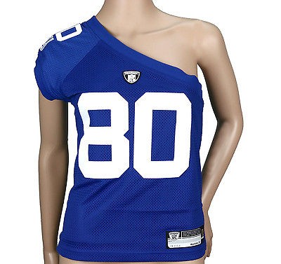   York Giants NFL #80 Jeremy Shockey Womens One Shoulder Reebok Jersey