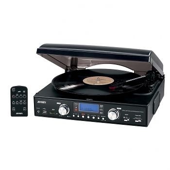 JENSEN STEREO RECORD PLAYER TURNTABLE w/  ENCODING VINYL to  JTA 