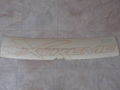 S10 XTREME BLAZER EXTREME FACTORY GM WINDSHIELD DECAL YELLOW