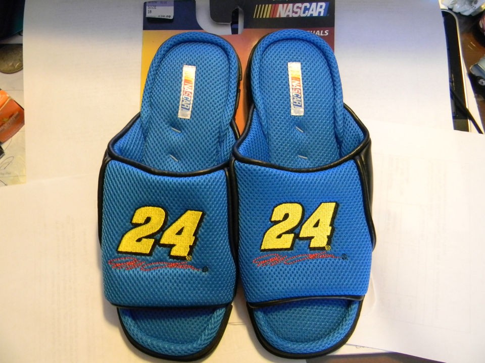 Nascar Jeff Gordon Mens Casuals Striders Sandals Shoes