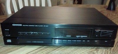 Kenwood 6 CD Compact Disc Player w/ 6 Disc Magazine Works Great