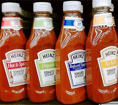 HEINZ TOMATO KETCHUP ~ 9 FLAVOR CHOICES & VARIETIES * GLUTEN FREE 