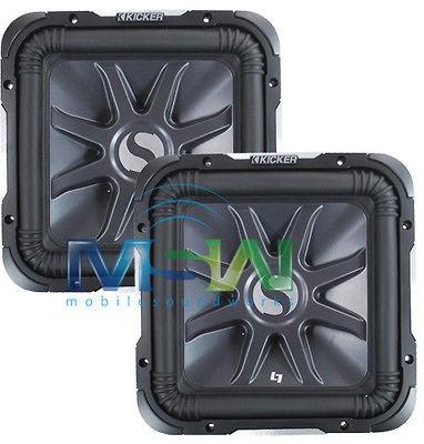 2011 KICKER® 11 S12L7 4 12 Solo Baric L7 SUBWOOFERS SUBS D4 