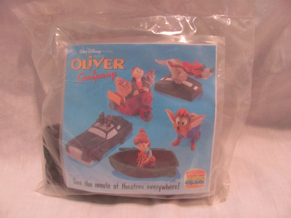 NEW BURGER KING 1996 KIDS CLUB DISNEYS OLIVER & COMPANY ROSCOE 