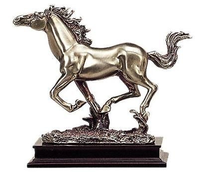 Ancient Silver And Pewter Little Running Horse Keepsake