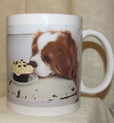 Fridays Cupcake Surprise Blenheim Cavalier King Charles Spaniel Mug