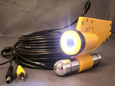 UNDERWATER video color camera with white light LEDs 24E