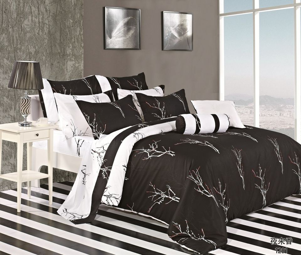 black and white bedding in Comforters & Sets