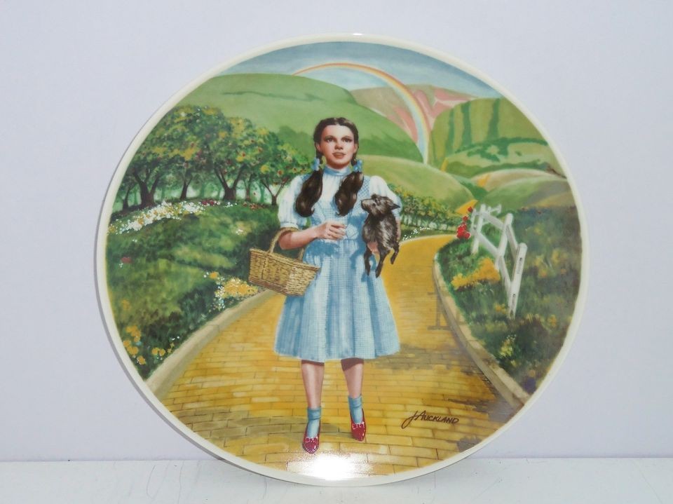   the Rainbow Wizard of Oz Dorothy Movie First Collector Plate Knowles