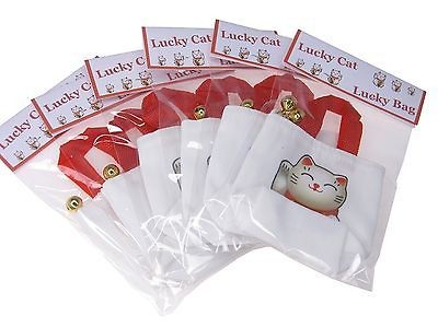   Cat Print Hanging Small Mini Gift Tote Bags Purses Pockets Pouches