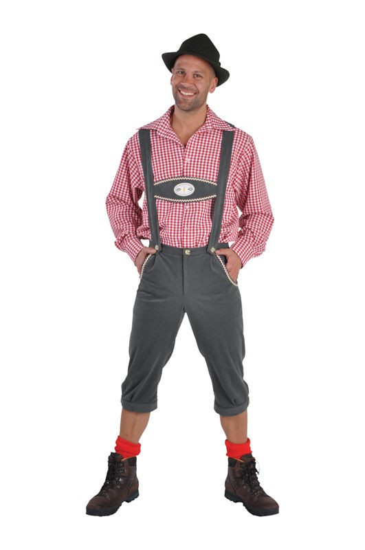 Bavarian Lederhosen Oktoberfest Costume , 2 colour choices in 28 44 