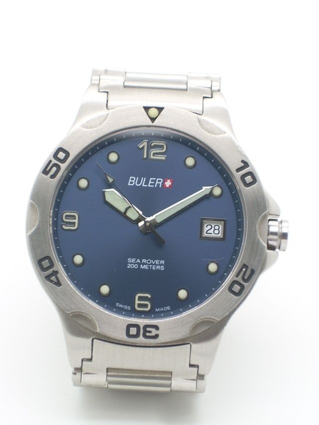 BULER – SEA ROVER” Men’s Quartz Swiss Wrist watch