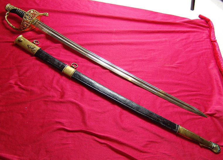 M1854 France French Rare Naval Sword Klingenthal Sword Sabre